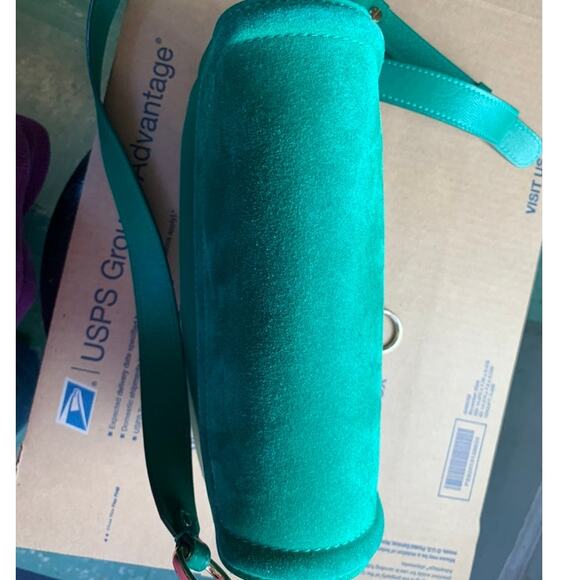 Green Leather & Suede See by Chloé Mara Crossbody Bag - Picture 8 of 10